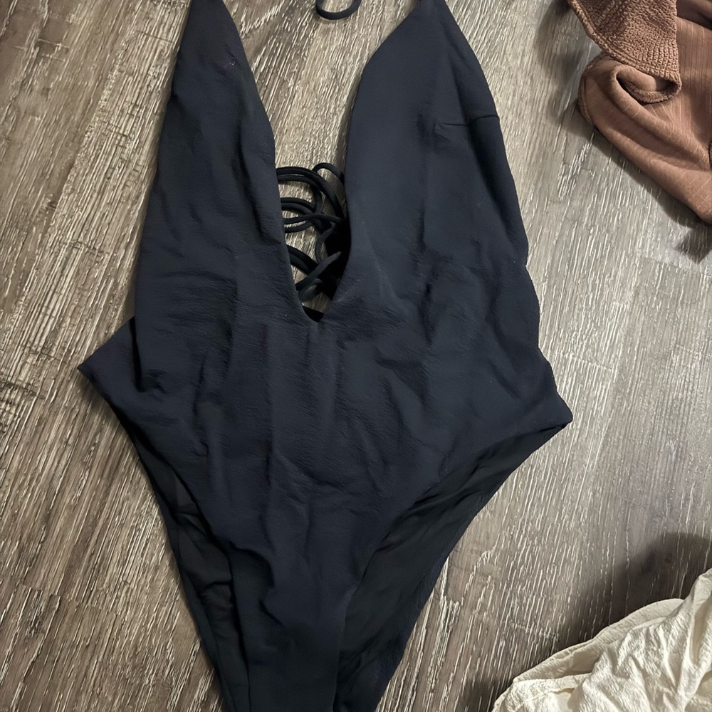 DEVON WINDSOR Black One-Piece Swimsuit